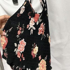 Crop top floral